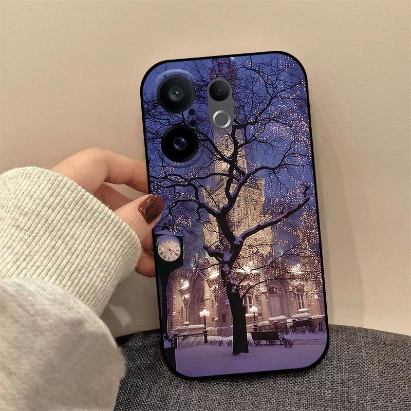 Case For VIVO X200 FE S30 Pro Mini Christmas Phone Cover Soft Silicone TPU Shell For VIVO X200FE Shockproof Bumper V2503 V2465A