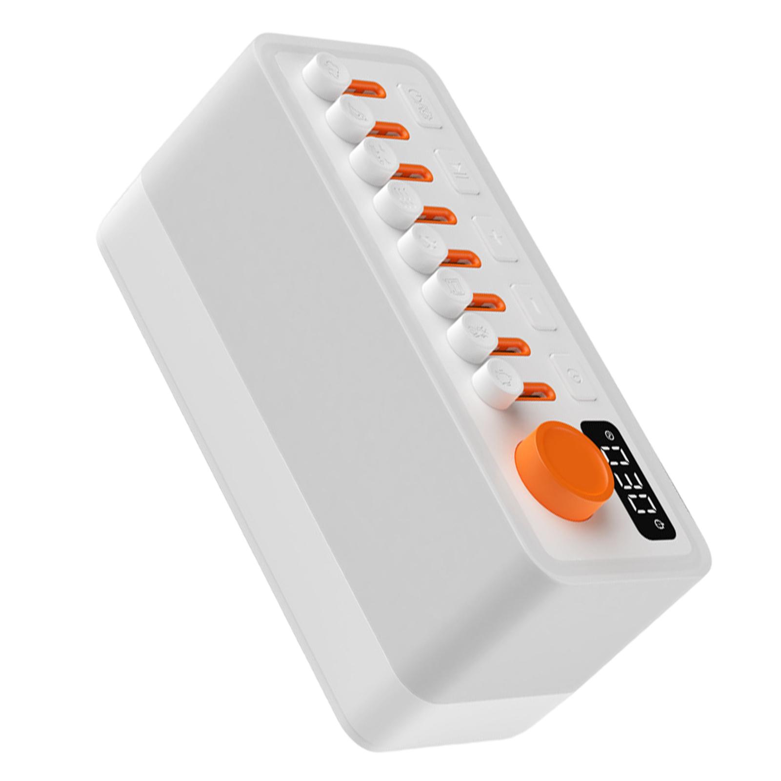 

Portable Sound Machine With 8 Kinds Of Sleep Sounds And Colorful Night Lights White Noise Machine