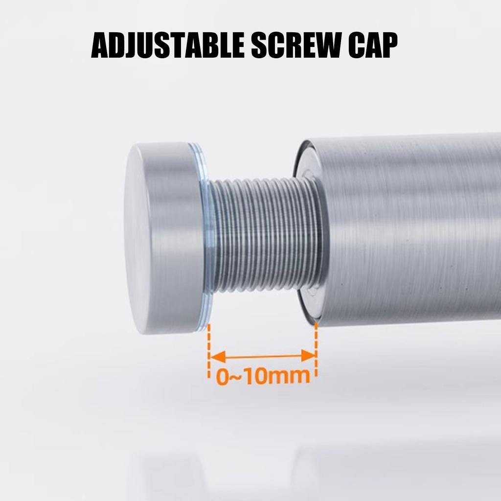 Practical Sturdy Stainless Steel Signboard Fixing Screws Pack of 16 Convenient for Commercial Displays Solution