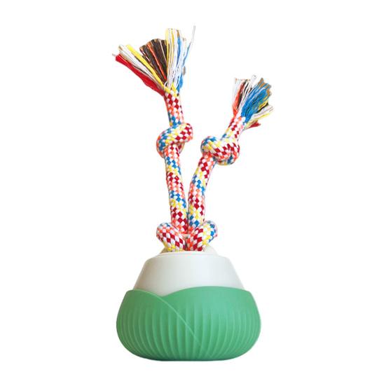 

Interactive Cat Ball Dogs Rechargeable Smart Rotating Ball Pets Moving Ball with Recording Function for Indoor Outdoor Exercise Training Mental зелёный