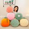 Fruit Plush Pillow With Warmth Blanket For Summer Relaxation And Office Comfort