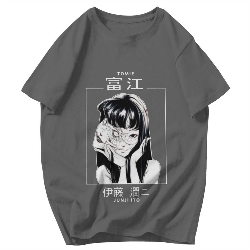 Herren T-Shirt Schönheit Tomie Junji Ito Horror Sommer Y2K Grafik-T-Shirts Unisex Kleidung T-Shirts