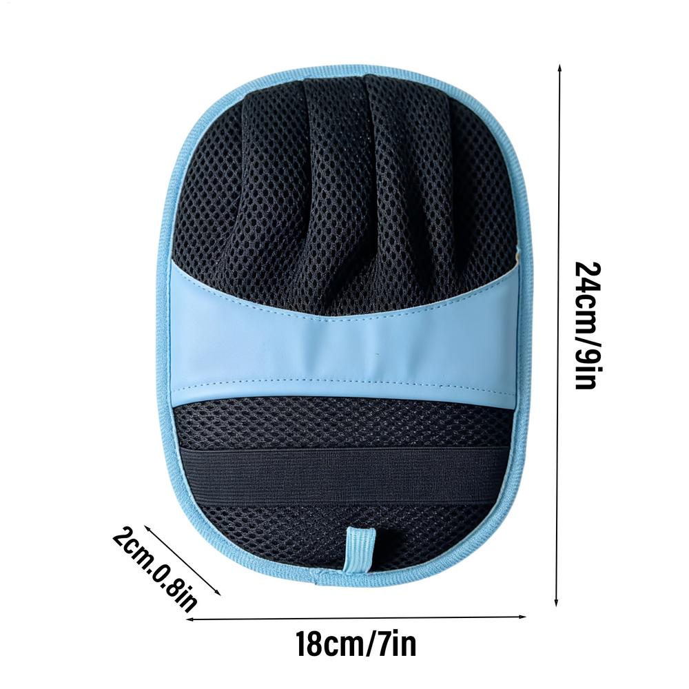 

Dog Hair Mitt Electrostatic Five-Finger Cleaning Brush Pet Hair Removal Glove For Dogs Cats For Couch Carpet Furniture Laundry синій