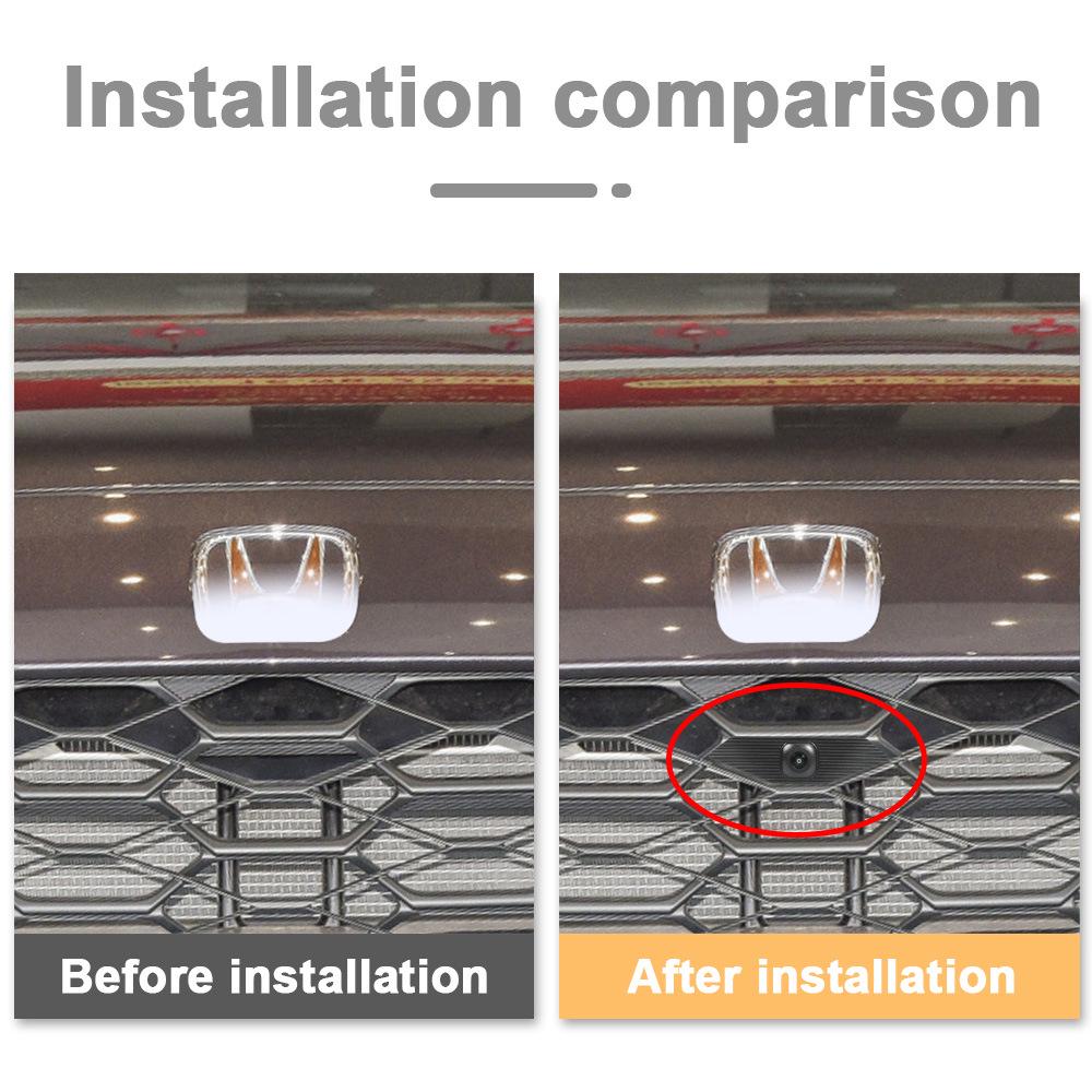 

Honda ZR-V 2022/23 Камера переднего вида: Двойной переключатель CVBS/AHD, 150° по горизонтали Plastic + Metal