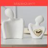 Romantic Ceramic Couple Figurine Gift For Wedding And Anniversary Decor