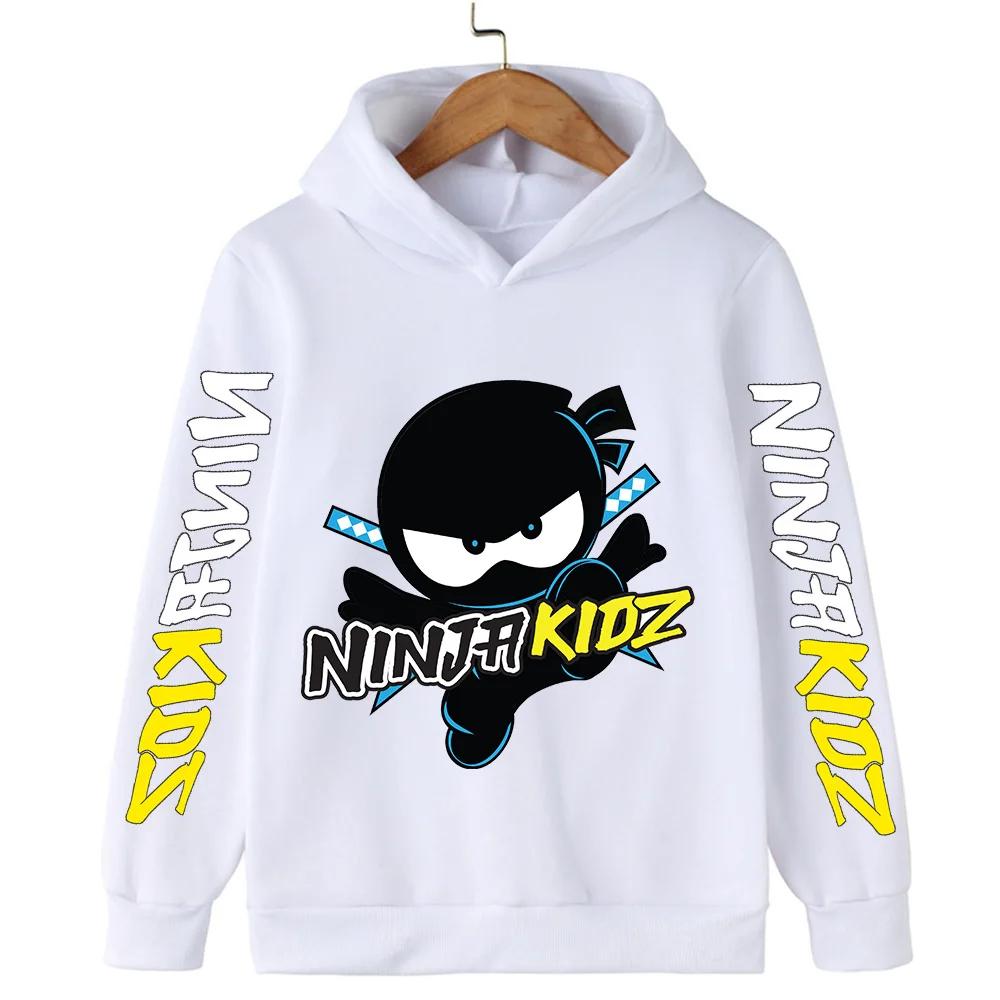 Autumn Ninja Cartoon Children's Hoodie Casual Hoodie Boy and Girl Pullover 4-14 Yrs Clothing Hoodie Polyester
