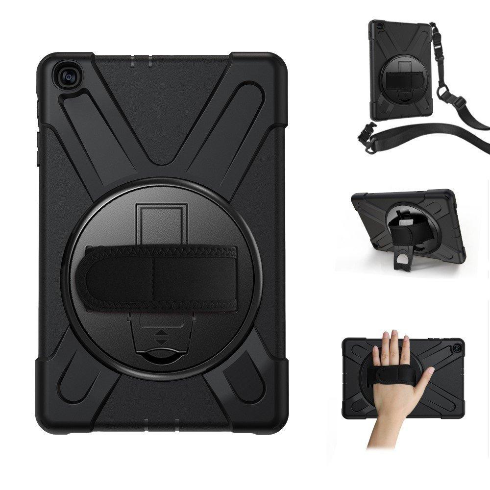 Case for Samsung Galaxy Tab A 10.1 2019 T510/T515, Rotary Armor, Black