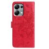 Brieftaschen-Ständer-Hülle für Xiaomi Redmi Note 13 Pro 4G/14S 4G/Poco M6 Pro 4G PU-Leder-Klapphülle mit Schmetterlingsaufdruck und Trageriemen