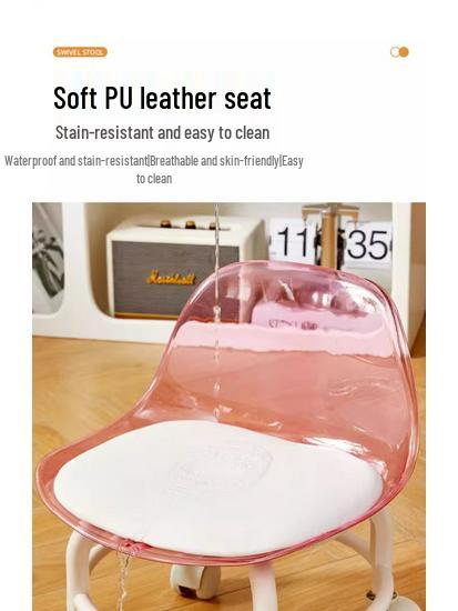 Kompakter Rollhocker mit Schwenkrädern – Ideal für Zuhause, Beauty oder den Gelegenheitsgebrauch