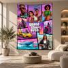 Dekoratives Wandbehang, GTA Bedruckte Wandkunst, Leichte Wanddekoration Für Schlafzimmer Hintergrund