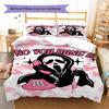 Scream Pattern Bedding,Quilt Set Quilt Cover Pillowcase Home Birthday Gift (1 * Duvet Cover + 2 * Pillowcase, Without Core)