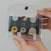 1+1 Japanese Yen Coin Wallet Holder Travel Case + Pouch