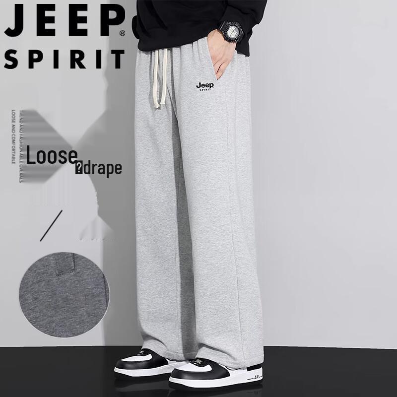 JEEP SPIRIT Men s Casual Straight-Leg Sweatpants M