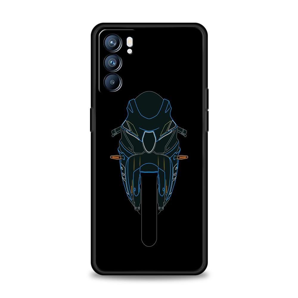 Moto Cross Motorcycle Phone Case For OPPO Find X5 A54 A53 A52 A9 2020 A15 A95 A76 A74 A12 Reno7 SE Reno6 Pro Plus 5G Cover