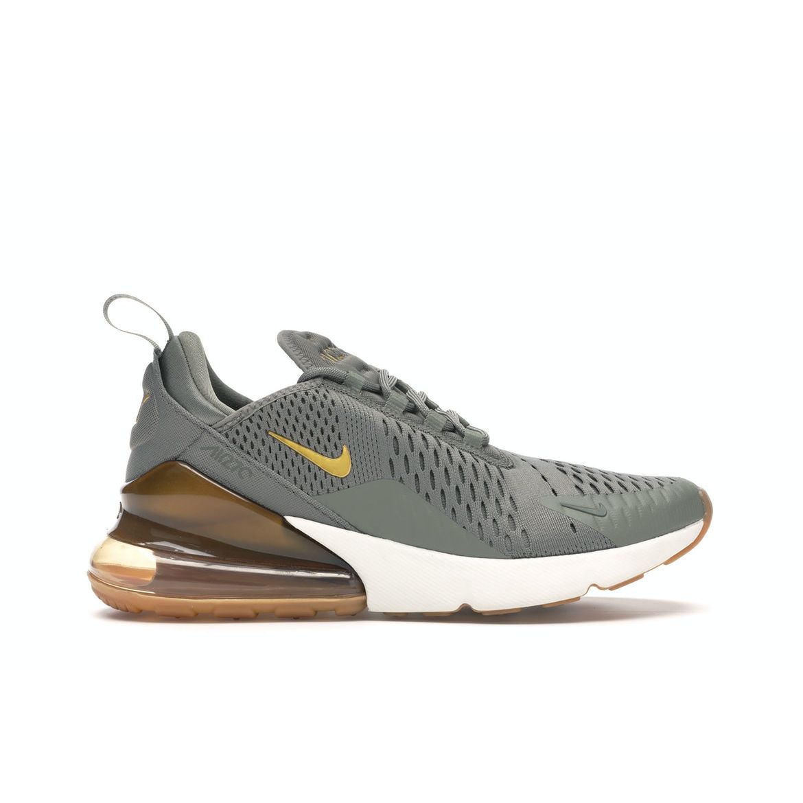 

Женские кроссовки Nike Air Max 270 Dark Stucco Green Sail-Gum-Light-Brown-Metallic-Gold AV8427-001