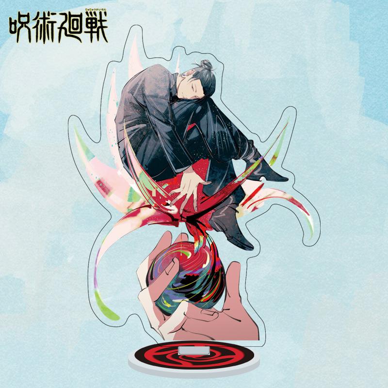 Cartoon Anime Jujutsu Kaisen Figures Acrylic Stand Manga Gojo Satoru Figurines Garage Kits GK Ornaments Decoration Plaything