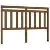 Headboard Honey Brown 126 X 4 X 100 Cm Solid Pine Wood