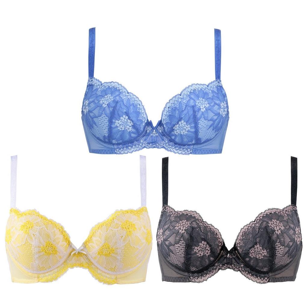 Triumph Yellow Size Women's Bra, 16-7533, Japan, C65- (Free Size)