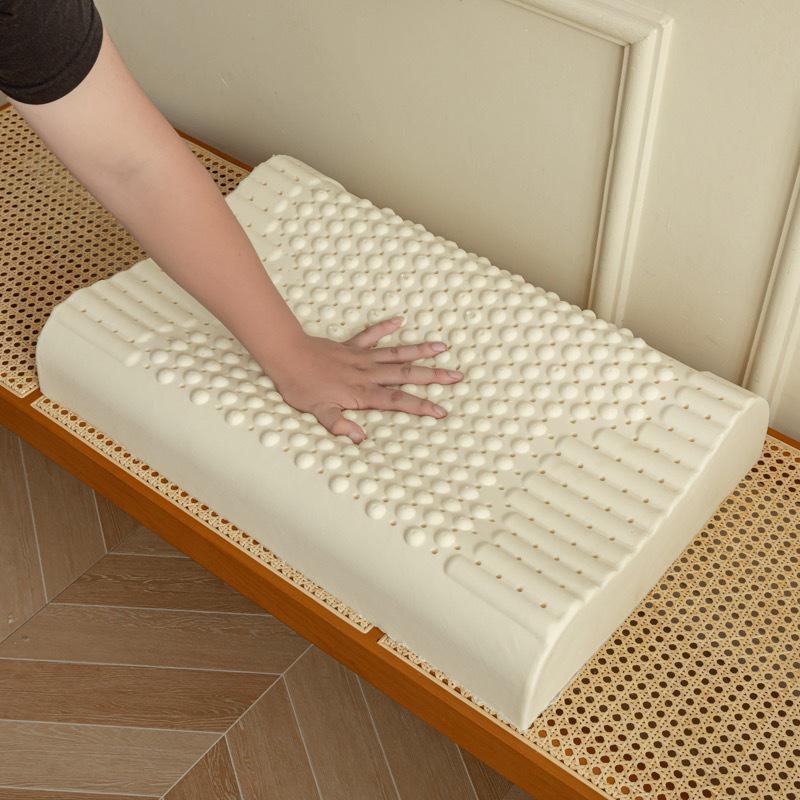 Natural Latex Massage Pillow with Cervical Support – Ideal Gift for Adults