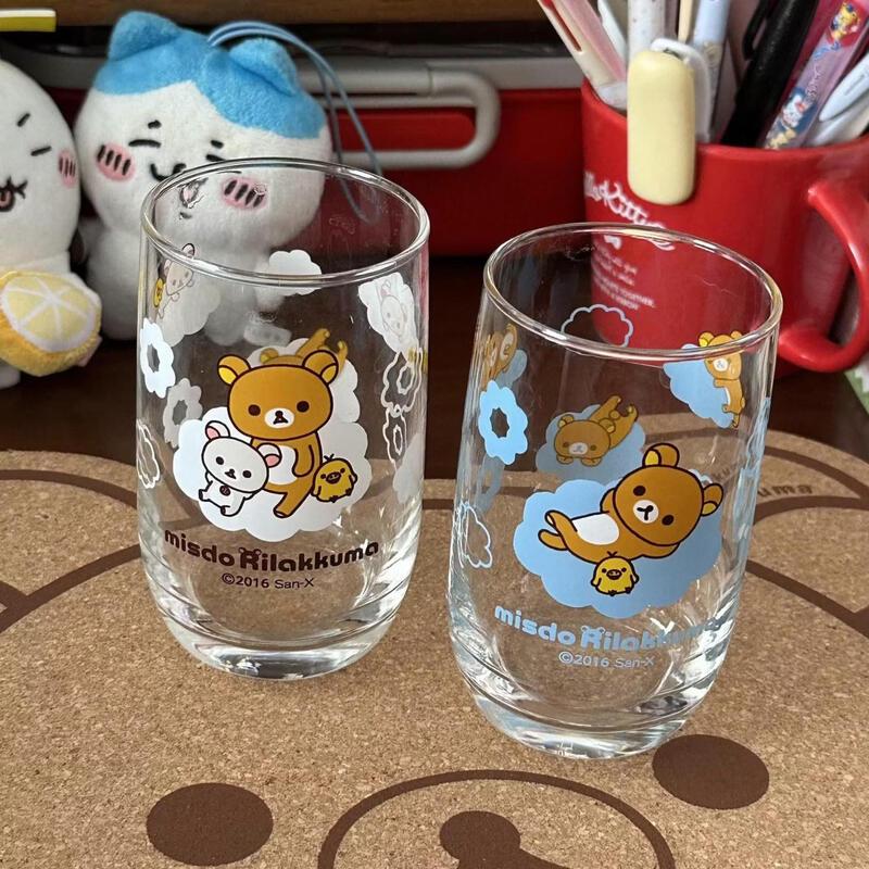 ZISIZ Rilakkuma Cartoon Heat-Resistant Glass Cup