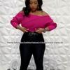 Trendy Multi-color V-neck Cross Sweater - Versatile Off-the-Shoulder Scarf Style