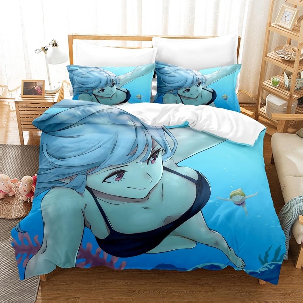 3D Anime Chained Soldier Bedding Set Single Twin Full Queen King Size Bed Set Adult Kid Bedroom Duvet Cover Sets Home Textiles