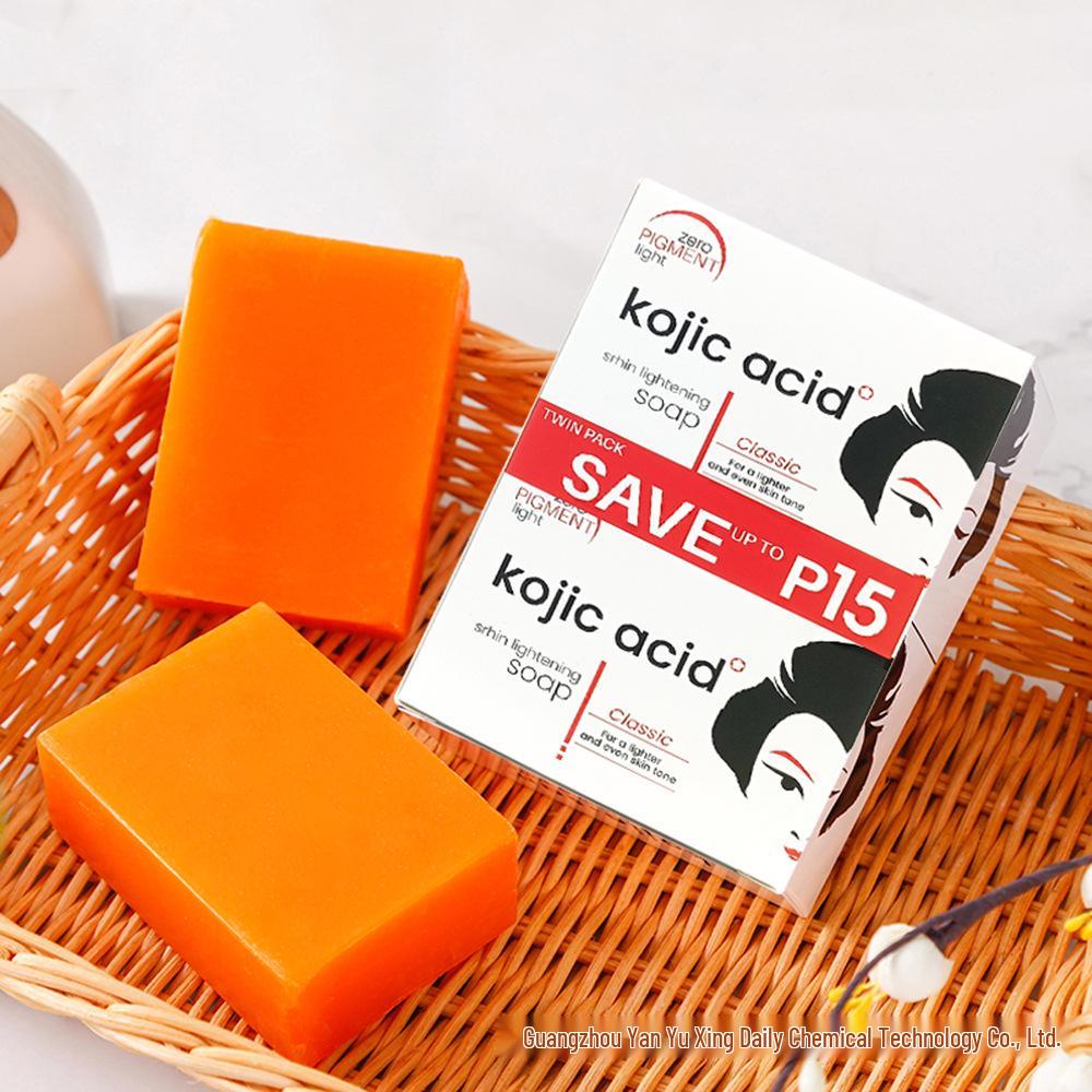 Kojic Acid, Curcumin, Papaya, and Essential Oil Fragrance Soaps for Cleansing and Bathing