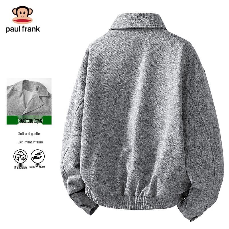 Paul Frank Men's Casual Windproof Lapel Jacket