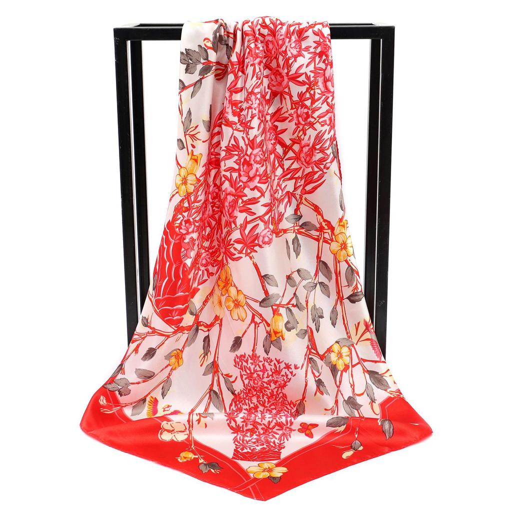 Long Silk Scarf for Women - Versatile Winter/Autumn Style Neckerchief, Fashionable and New 2021 Trend