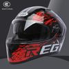 Hot-Selling DOT Certified Dual Visor Motorcycle Helmet with Color Mirror