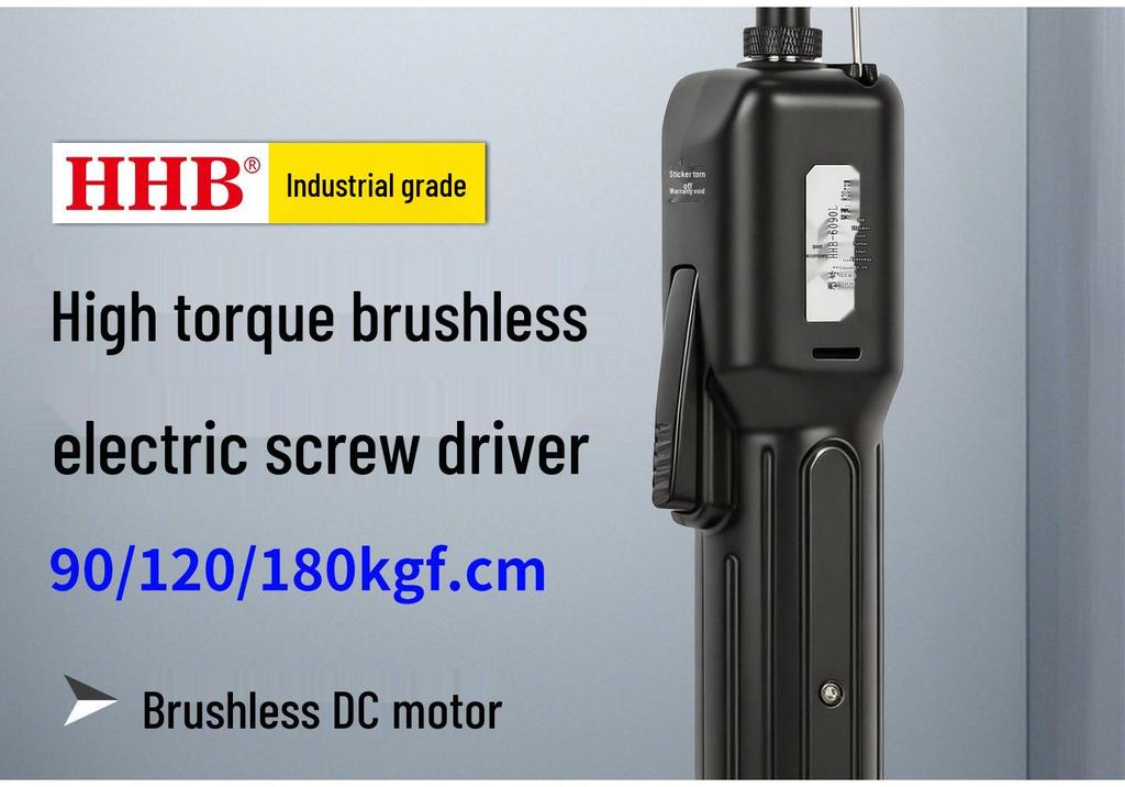 Good Partner 6090L Adjustable High Torque Brushless Electric Screwdriver with Auxiliary Handle