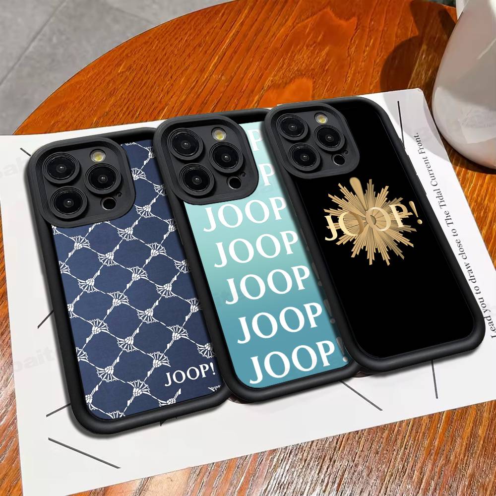 Modemarke J-Joop Handyhülle für iPhone 11 12 13 16 15 17 14 Pro Max Weiche Silikonhülle Funda
