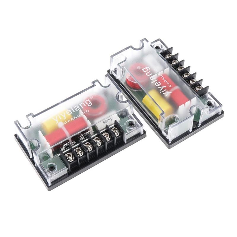Car Crossover 2 Way Treble Bass Speaker Filter Speaker Frequency Divider 200W