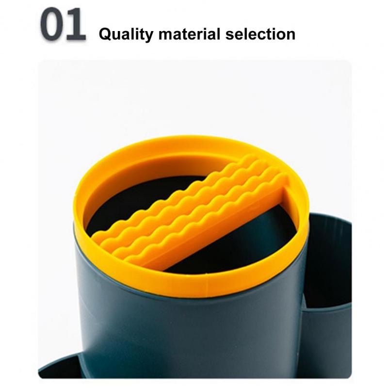 Plastic Drain Chopsticks Tube, Household Creative Chopsticks Cage, Kitchen Spoon Storage Rack, Tableware Storage Box, Chopsticks Basket