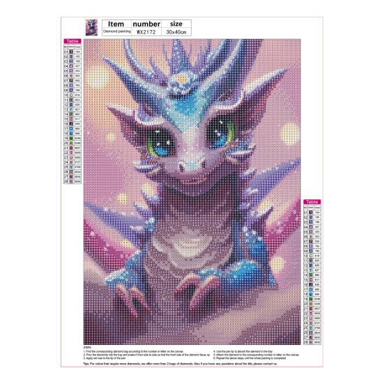 5D Diamond Painting Portachiavi Fai Da Te: Kit Completo Con Animali, Dinosauri, Strass E Ganci (15 Pezzi)
