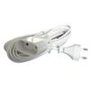 ZENITECH Extension Cord 5m - 2x0.75mm² - White