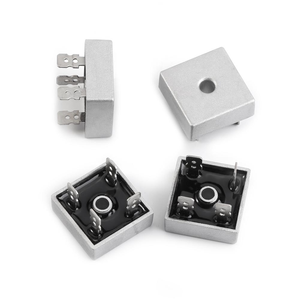 10pcs KBPC5010 50A 1000V High Power Metal Case Single Phase Diode Bridge Rectifiers