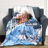 Willkommen Manchester City Decken Flanell Bedruckt Atmungsaktiv Warm Überwurfdecke für Zuhause Büro Tagesdecken 0708a74