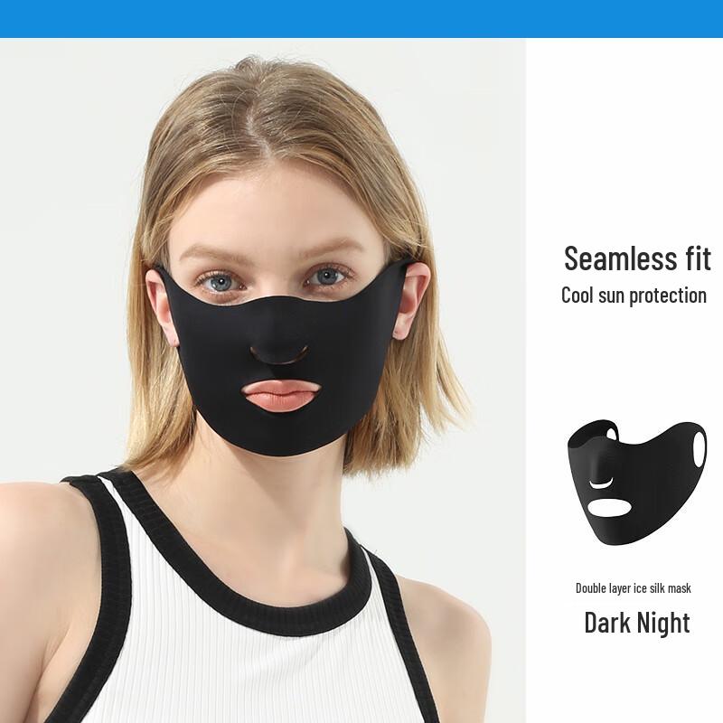 WEZHO Ice Silk Sun Protection Face Mask