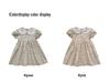 Handmade Floral Smocked Girl's Dress with Peter Pan Collar - Summer 2025 French Korean Style