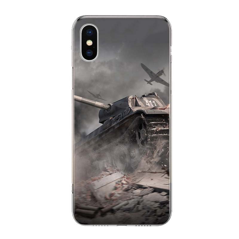 

Чехол для телефона World Of Tanks Для iPhone 11 12 13 Mini 14 15 Plus 16 Pro Max 17 Air 7 8 + SE Арт Индивидуальный Fundas 11 12 13 Mi iPhone 7(8)SE
