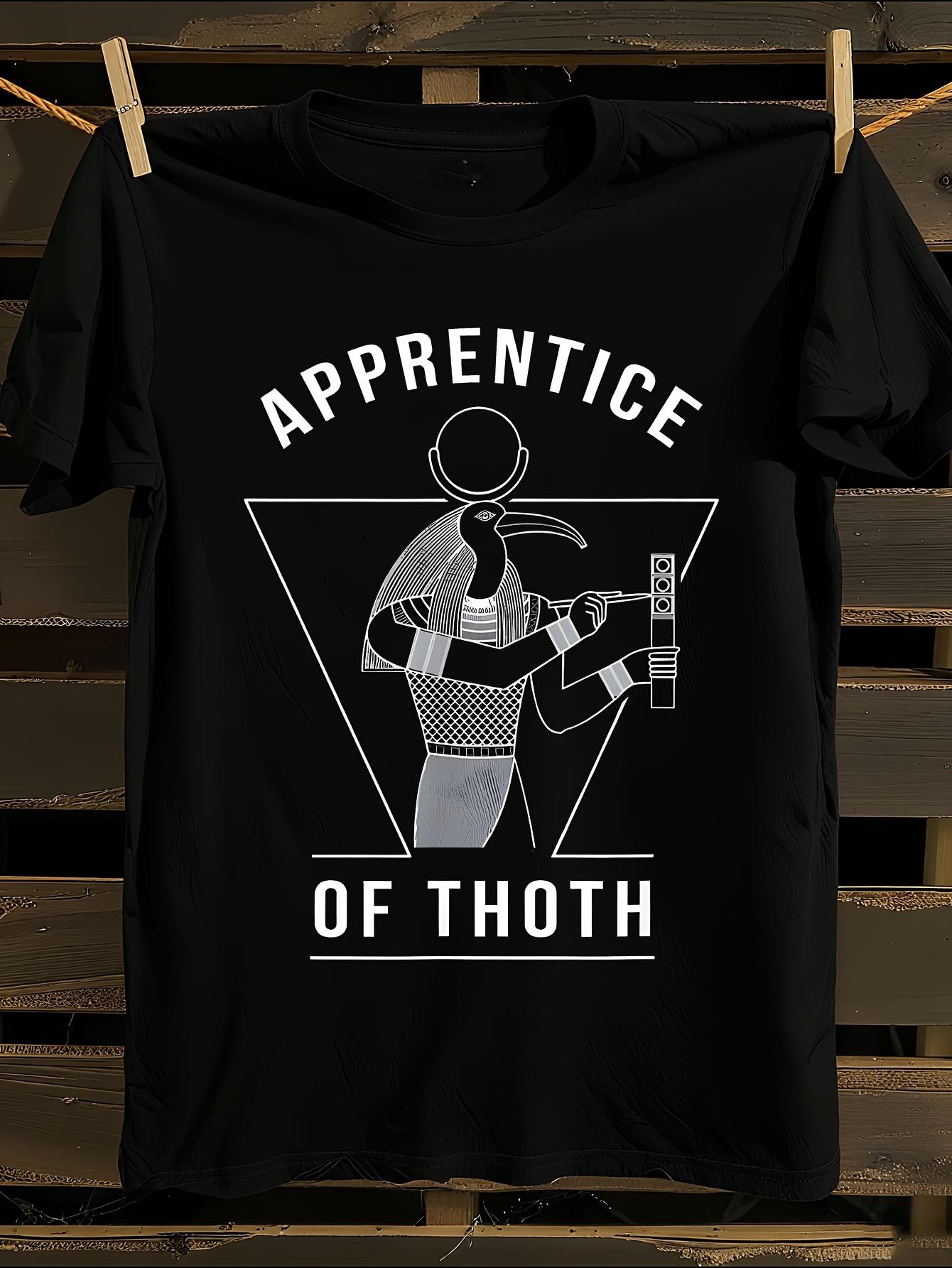s Egyptian Thoth God Horus-Eye Symbol T-shirt S