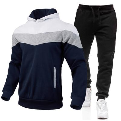 Loose Casual Pullover Suits Men's Three Pack Color Fashionable Hoodie Pant Set