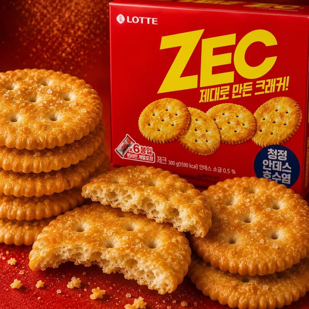 Lotte ZEC Salzige Soda-Cracker 300g