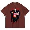 230 Gsm 100% Cotton Jujutsu Kaisen V12 Jujutsu High Print Unisex Heavy Cotton T Shirt
