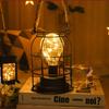 Iron Lantern Nordic Style Portable Hanging Lamp Bar Corridor Study Wall Decoration Hanging Lamp Irregular Lighting Night Light