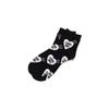 HUMAN MADE Heart Short Socks Black