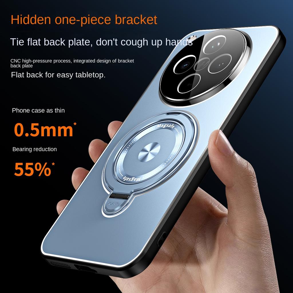 For OPPO Find X8 Pro Case Hard Matte With Ring Magnetic MagSafe Protective Back Cover Case For OPPO Find X8 X8Pro Phone Shell