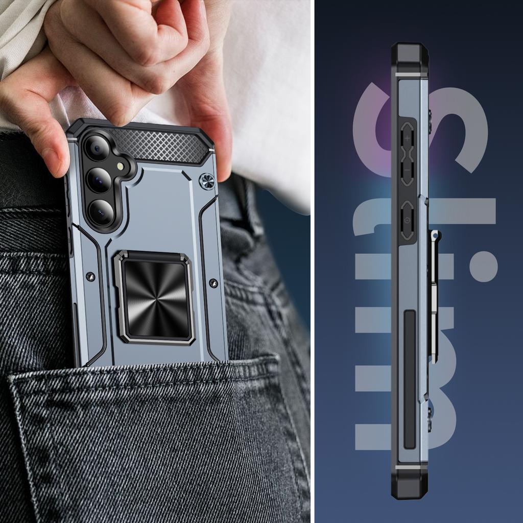 For Samsung Galaxy A54 5G Case PC+TPU Anti-Drop Phone Cover with Kickstand