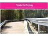 Powder-Coated Galvanized Steel Guardrail Panels for Highways and Rural Roads